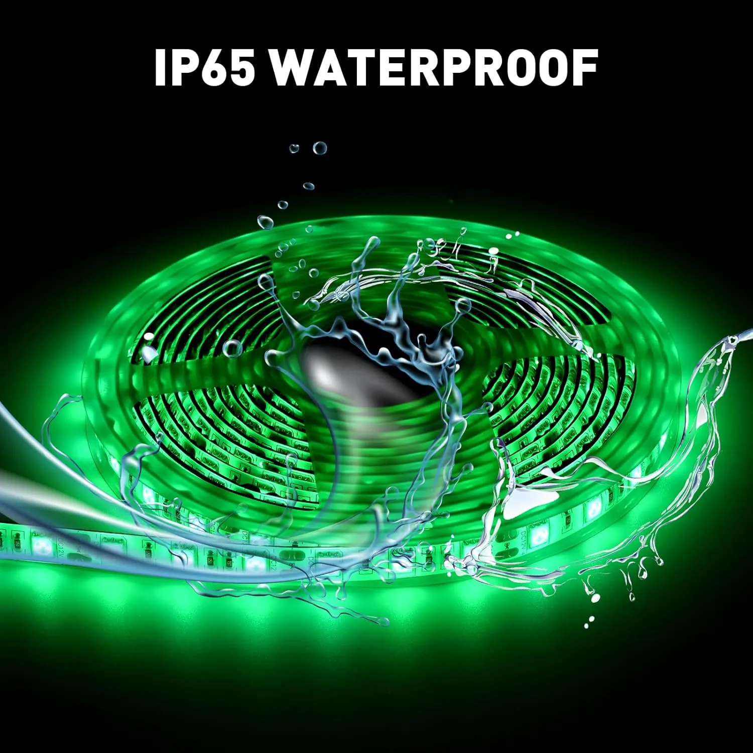 20FT Marine LED Strip Lights for Pontoon, Boat LED Strip Lights 12V Waterproof, Ideal as Under Gunnel Lights, Deck Light, Boat Interior Light for Kayak, Jon Boat and Fishing Boats (Green)