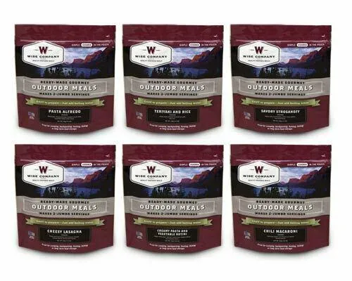 72 Hour Emergency 6 Pack Case of Food