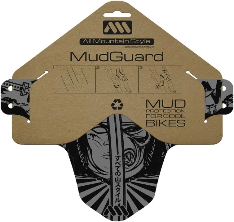 All Mountain Style MTB Front Wheel Mud Guard - Lightweight & Durable Protection - Universal Fit - Protect Against Mud, Water Spray and More