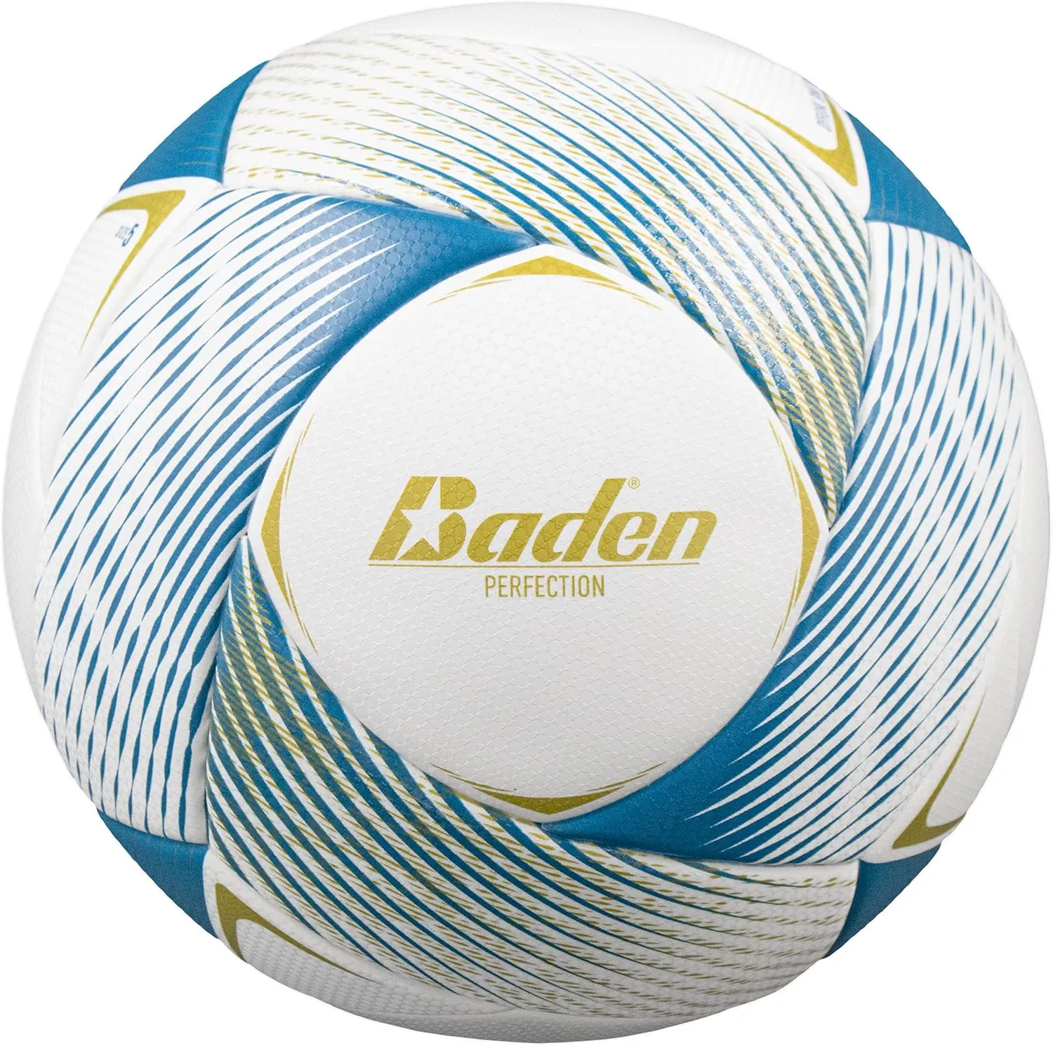 Baden Perfection Thermo Soccer Ball, Official Size 5 Seamless Thermal-Bonded, NFHS Approved