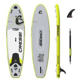 Cressi Solid Tandem Inflatable Stand Up Paddleboard Set