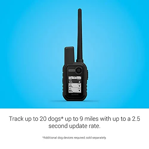 Garmin Alpha 10 Handheld, Compact Tracking and Training Handheld