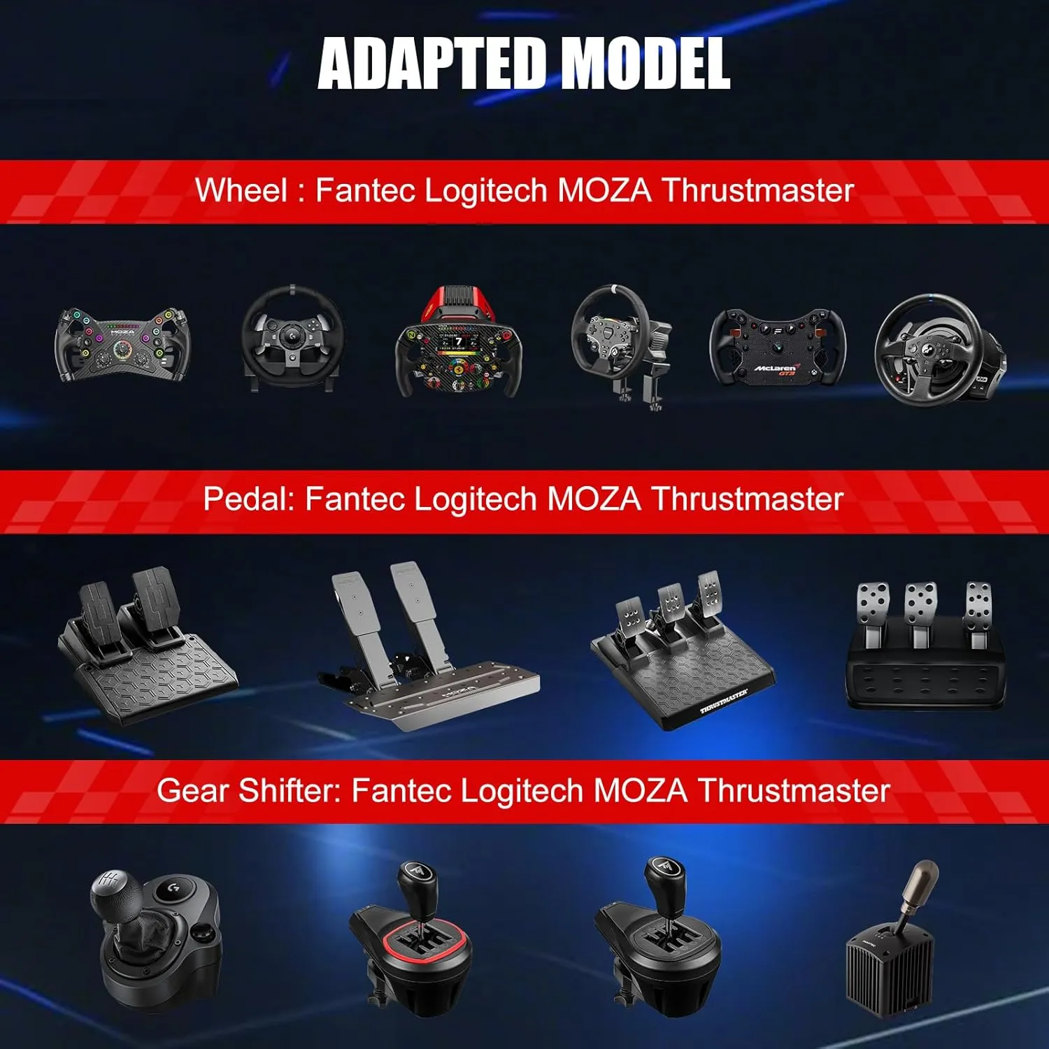 GTPLAYER Sim Racing Cockpit Foldable & Adjustable for High Performance Sim Racing Compact & Flexible Supports All Steering Wheels & Pedals for PC Wheel and Pedals Not Included (Red)
