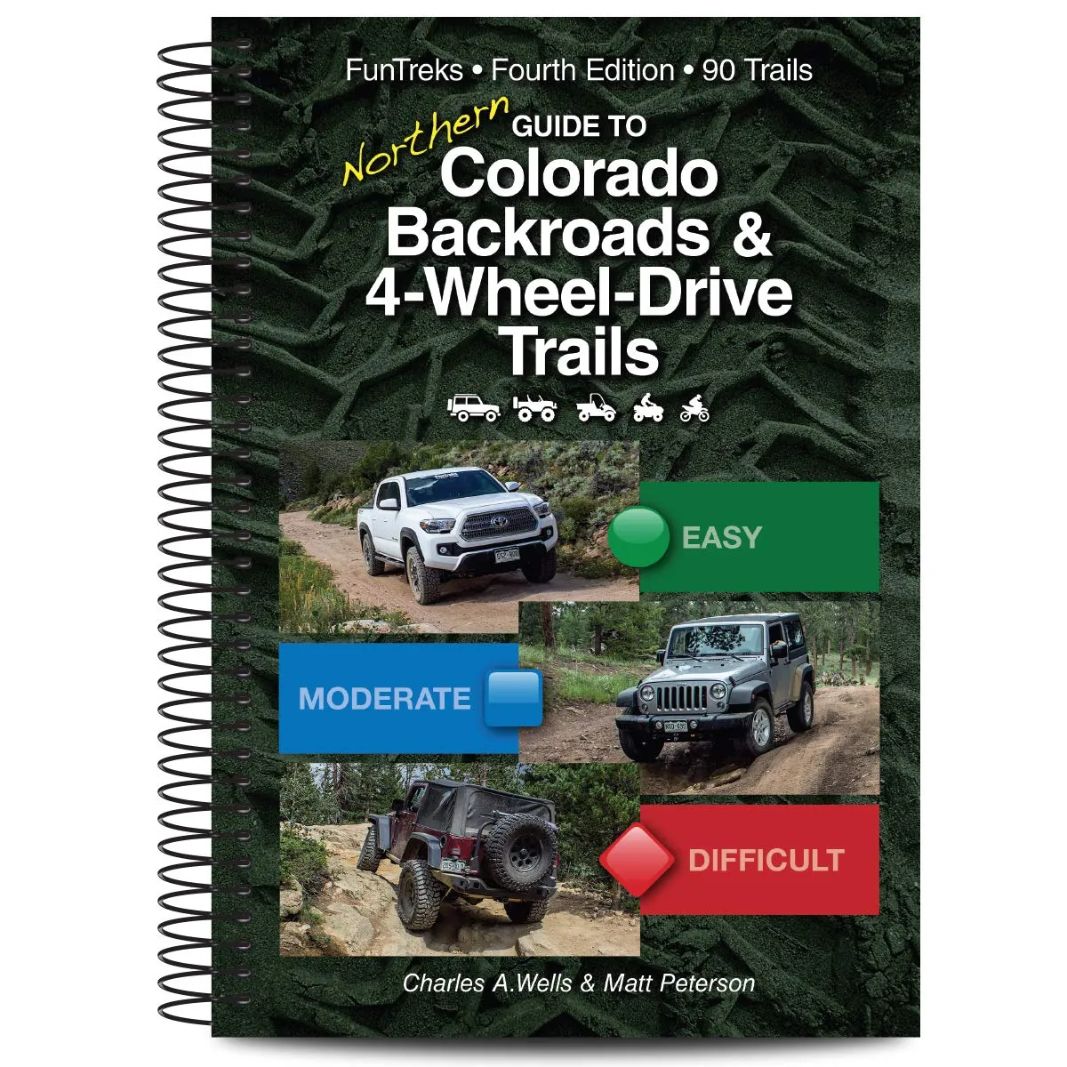 Guide to Northern Colorado Backroads & 4-Wheel-Drive Trails (Funtreks Guidebooks) Spiral-bound  Picture Book, April 1, 2019