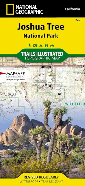Joshua Tree National Park (National Geographic Trails Illustrated Map) (National Geographic Trails Illustrated Map, 226) Map  Folded Map, January 1, 2023