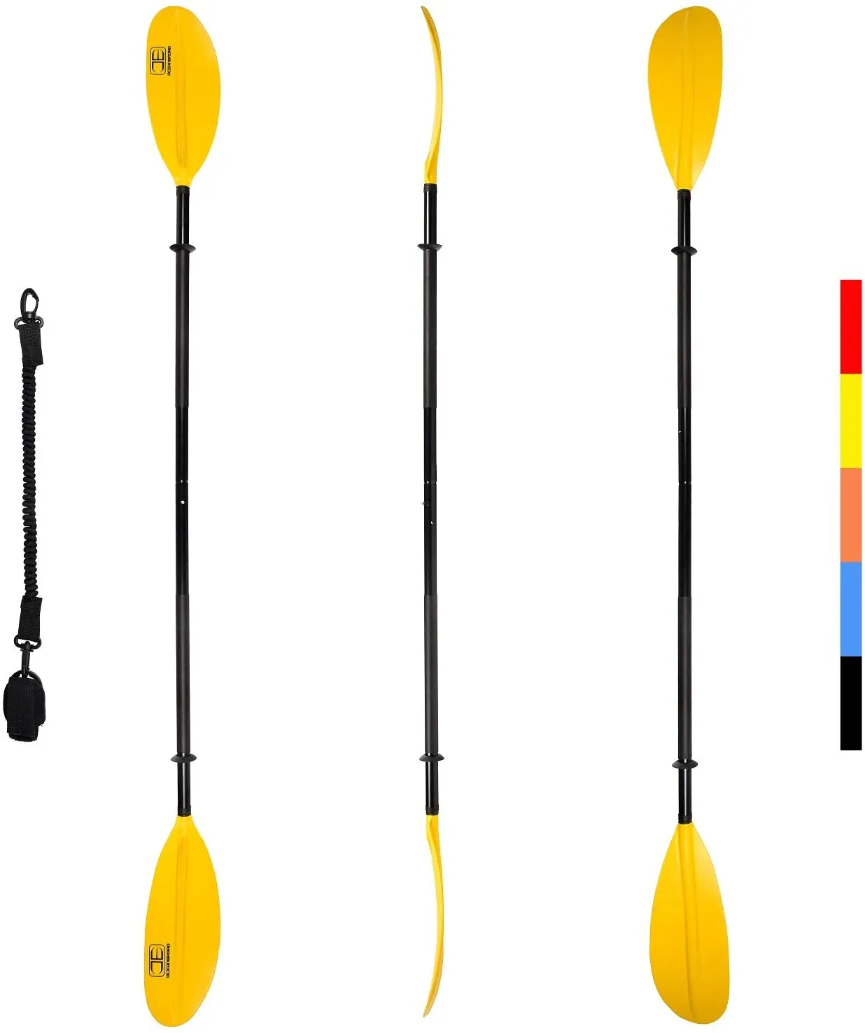 Kayak Paddle - Boating Oar with Paddle Leash