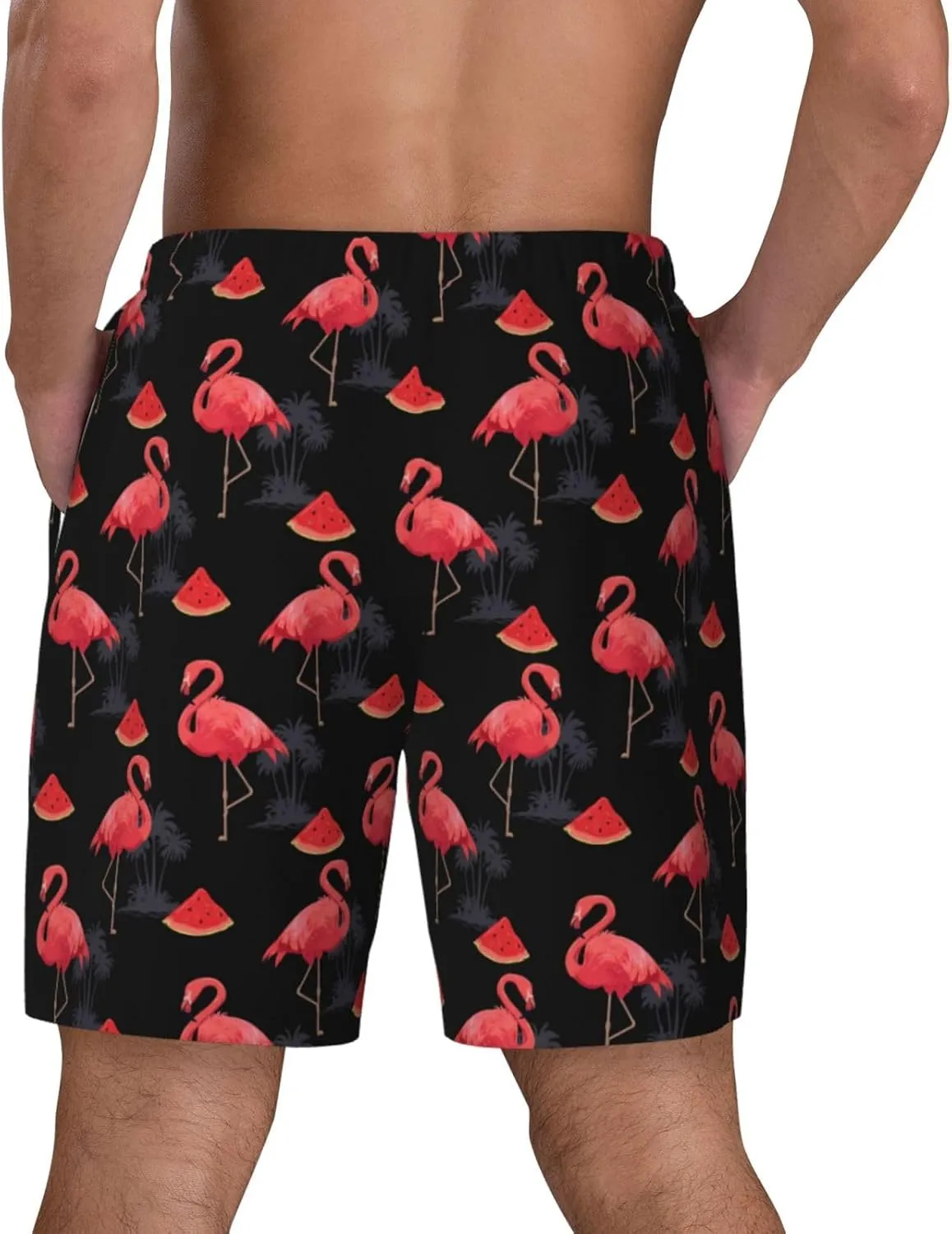 Mens Swim Trunks with Compression Liner Quick Dry Men's Swimming Shorts Beach Board Shorts Swimwear Bathing Suits