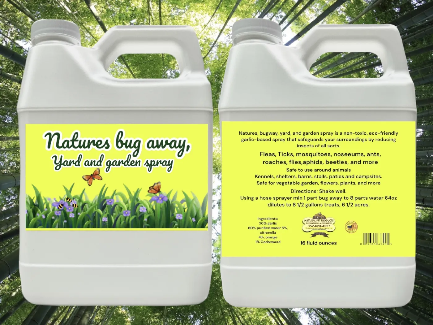 NATURES BUG AWAY-YARD & GARDEN SPRAY