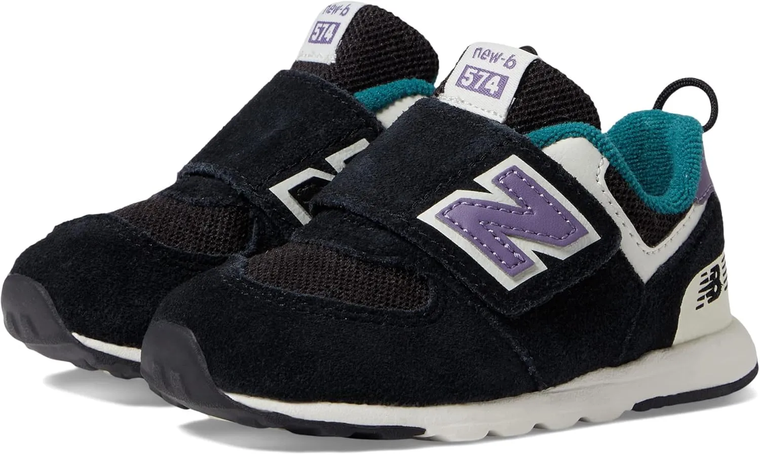 New Balance Boy's 574 New-b V1 Neo Sole Hook and Loop Sneaker