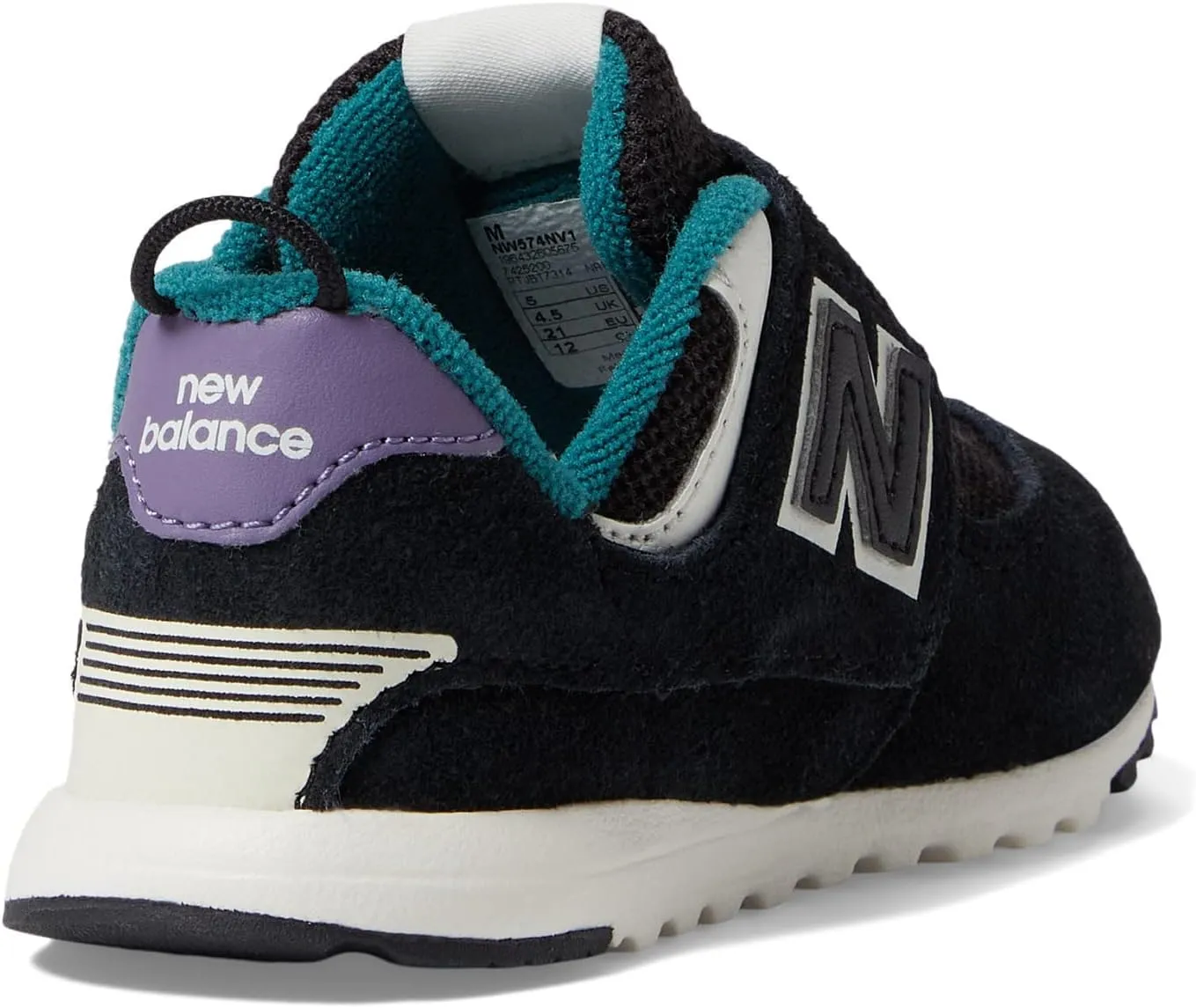 New Balance Boy's 574 New-b V1 Neo Sole Hook and Loop Sneaker