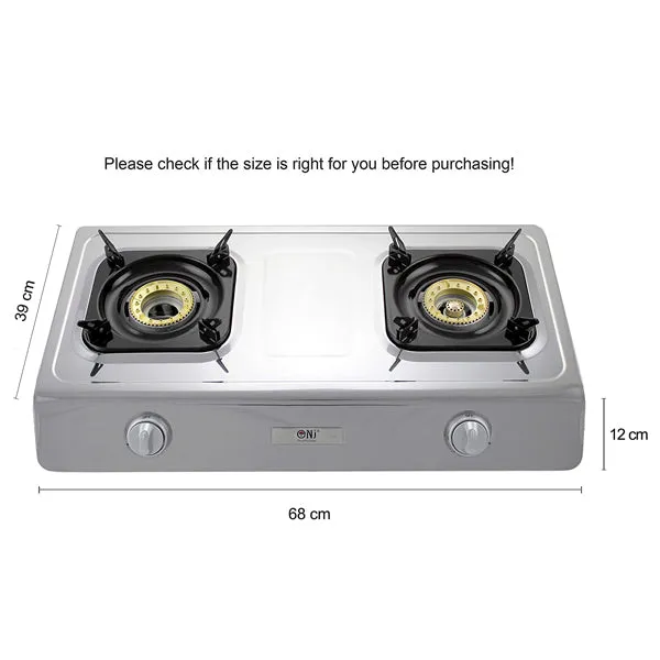 NJ NSD-2 Indoor Double Burner Gas Stove