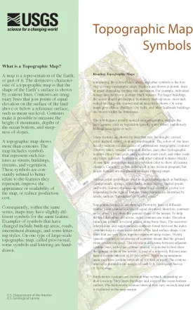 Topographic Map Symbols