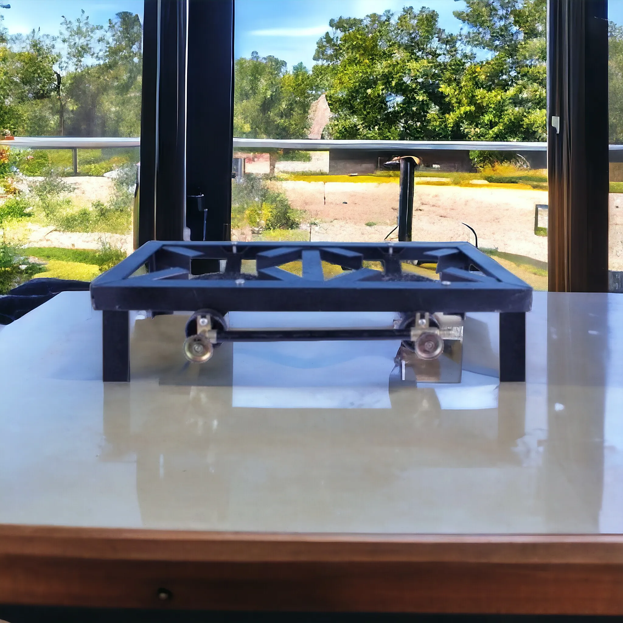 Totai Gas Stove 2-Pot Boiling Table Light Duty 20/CA8