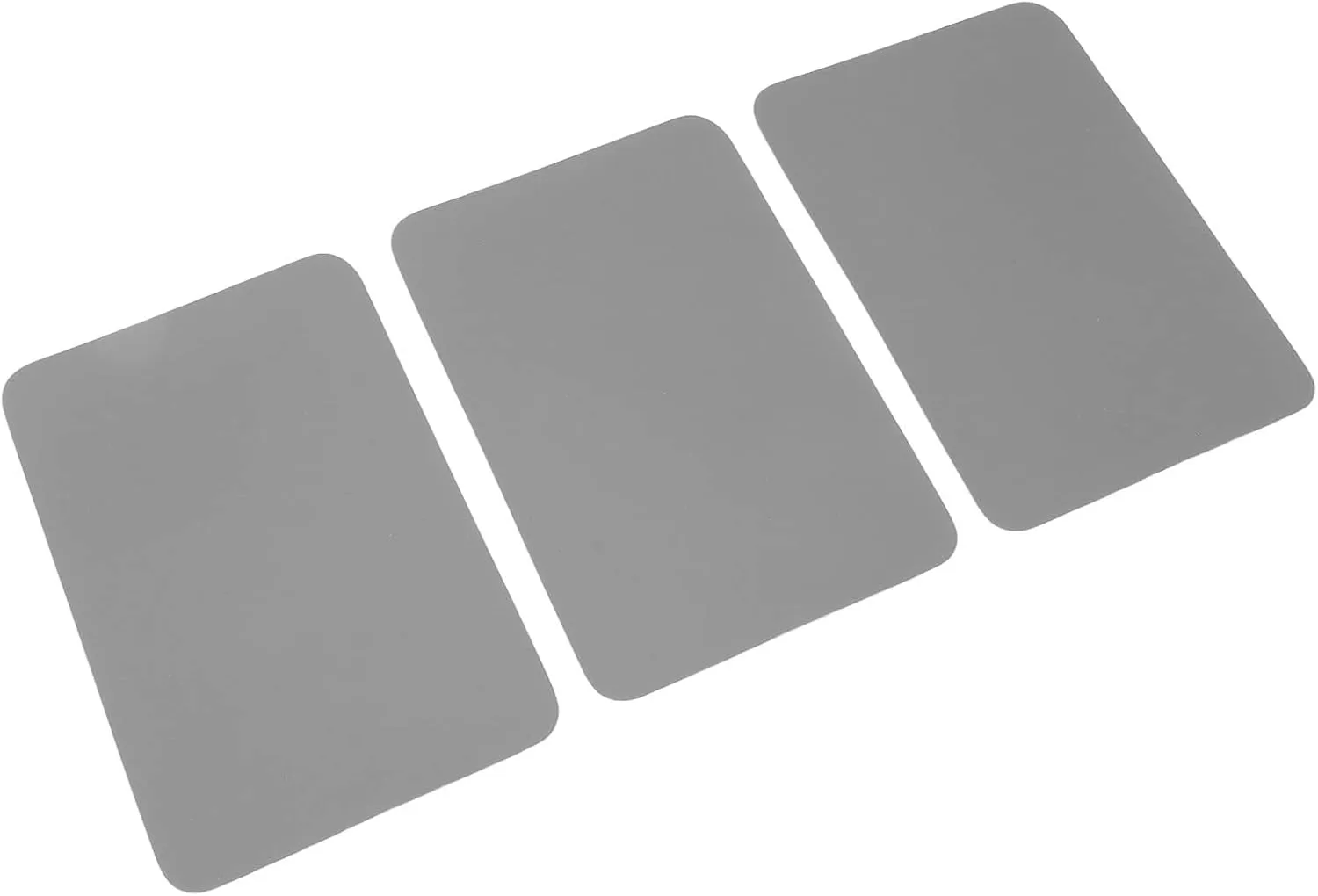 Waterproof Kayak Patch Set - 3 PCS PVC Raft Repair Patches for Inflatable Boat and Canoe(Gray)